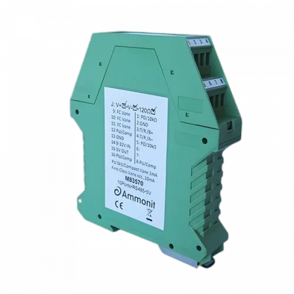 Ammonit M83572 Modul for 10 Ports / RS485 2-wire / Configurable UOUT